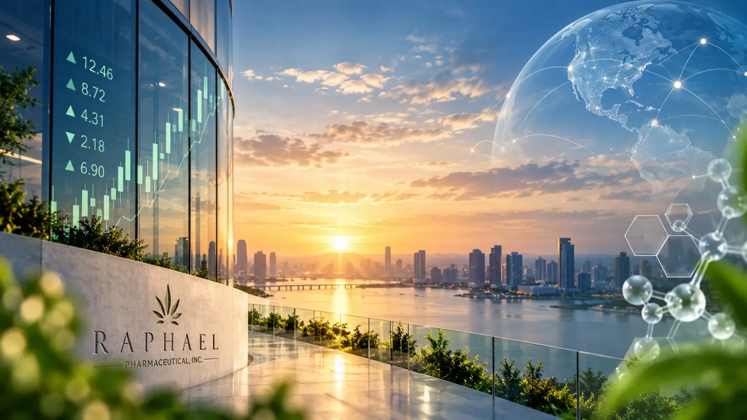 Illustrative corporate research and global connectivity visual.